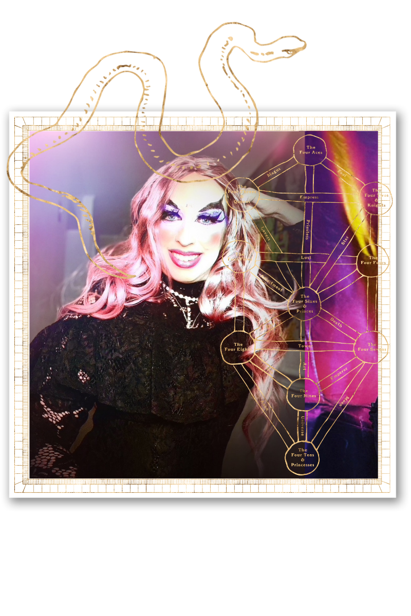 Drag Queen Tarot Card Reader Cartier the Queen