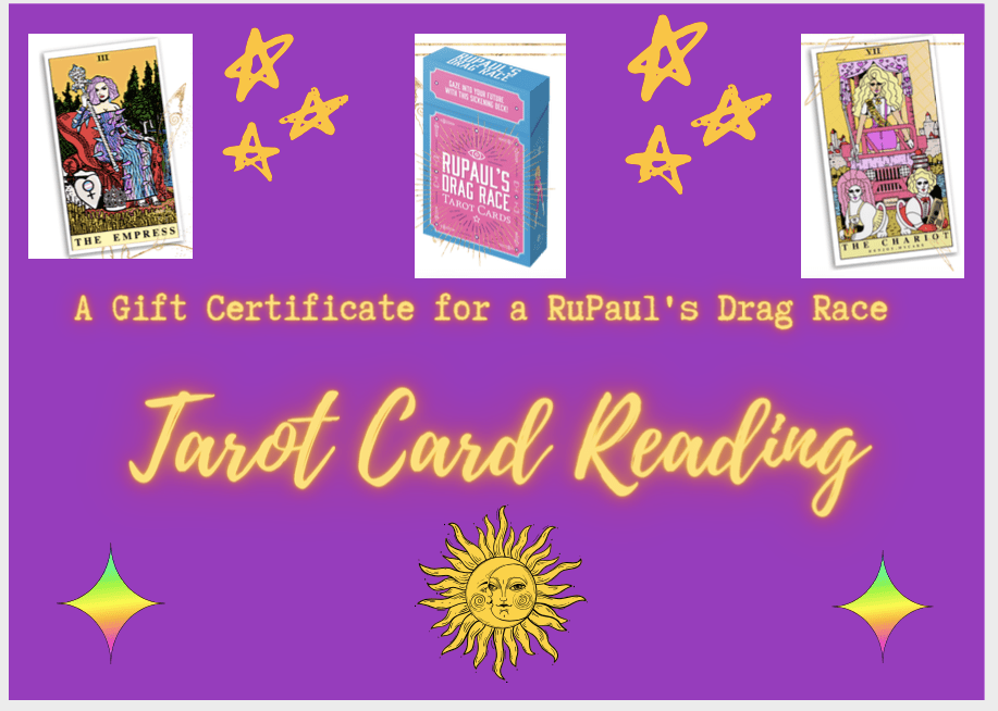 RuPaul's Drag Race Tarot Gift Certificate